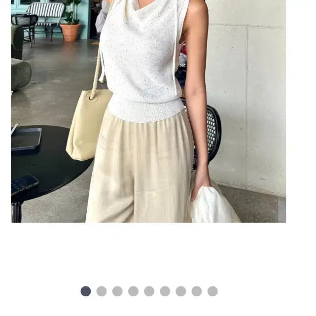[BUNJANG] Unleash Sequin Knit Tank Top / 엉넬 니트 나시