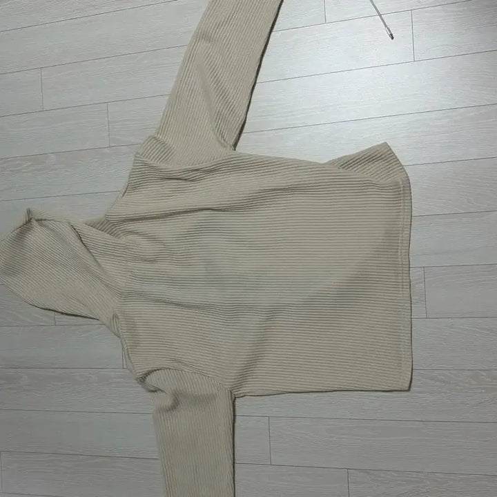 [BUNJANG] Beige Hoodie Zip-up / 베이지 후드 집업 (급처)