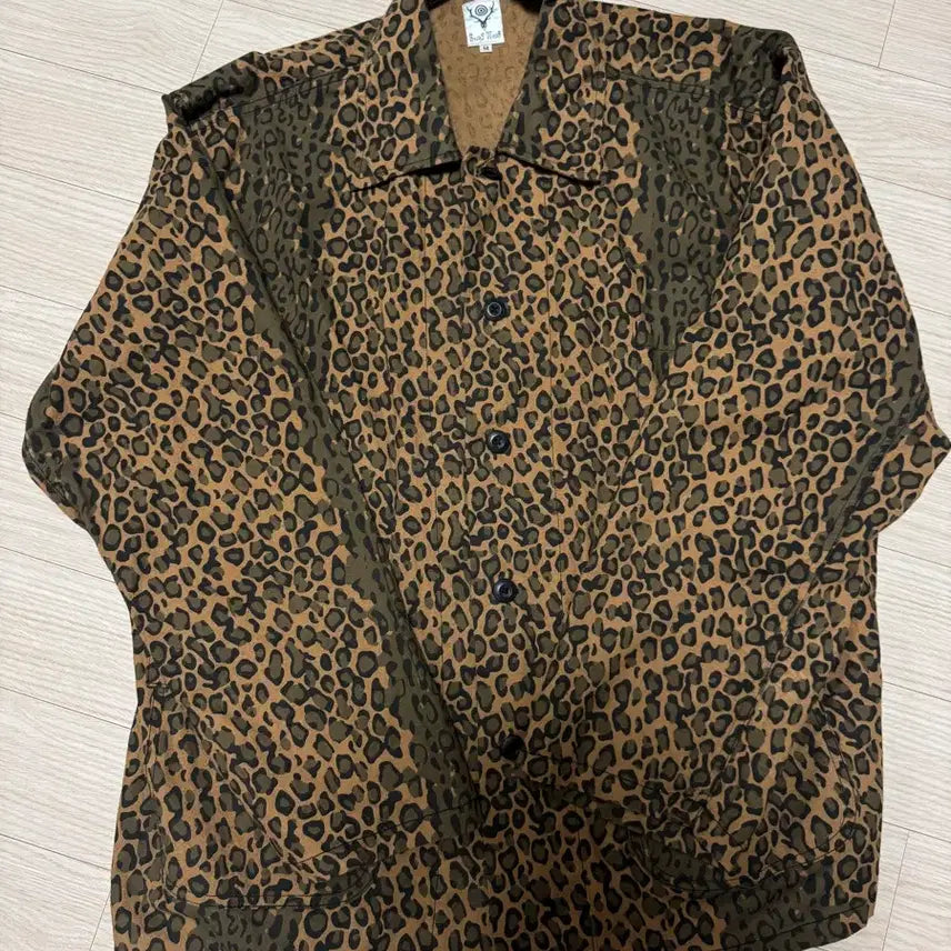 [BUNJANG] South2west Leopard Print Shirt M / South2west 레오파드 셔츠 M