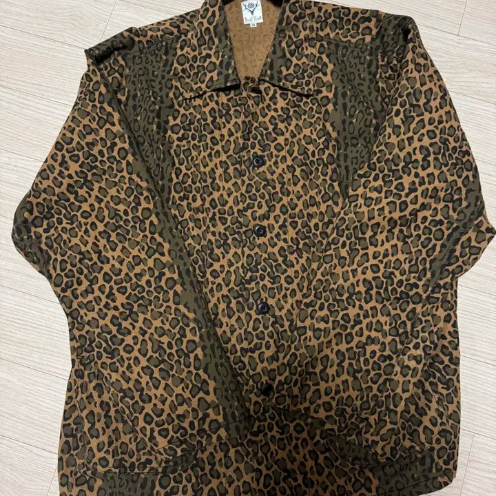 [BUNJANG] South2west Leopard Print Shirt M / South2west 레오파드 셔츠 M