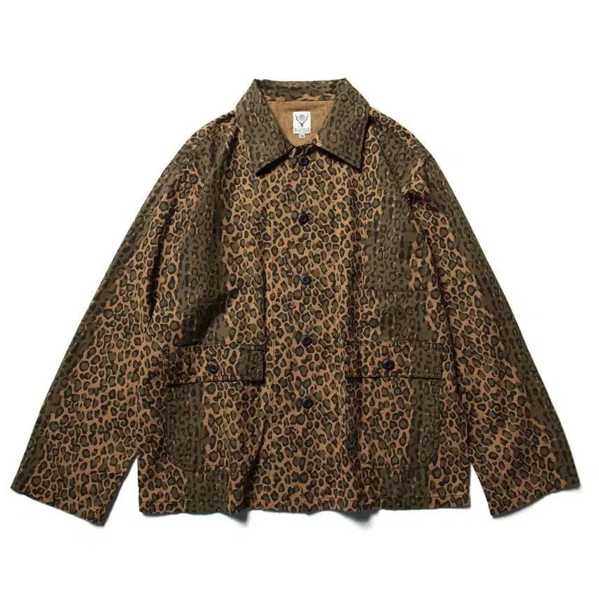 [BUNJANG] South2west Leopard Print Shirt M / South2west 레오파드 셔츠 M