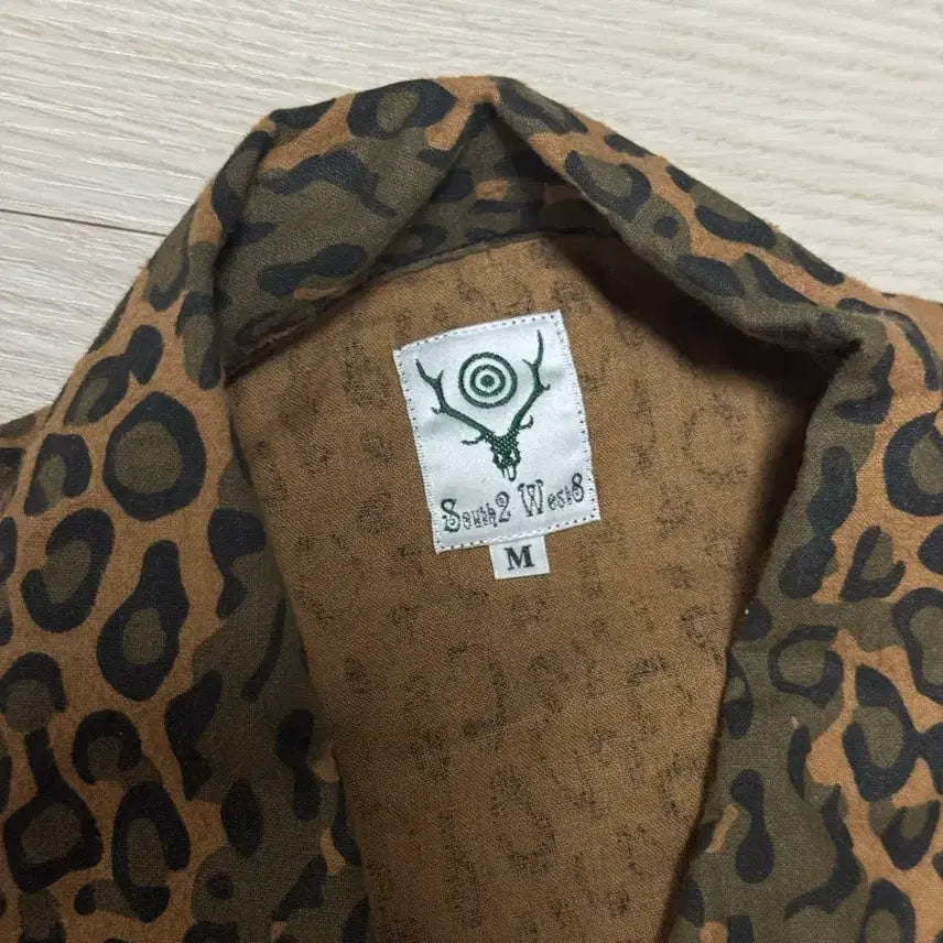[BUNJANG] South2west Leopard Print Shirt M / South2west 레오파드 셔츠 M