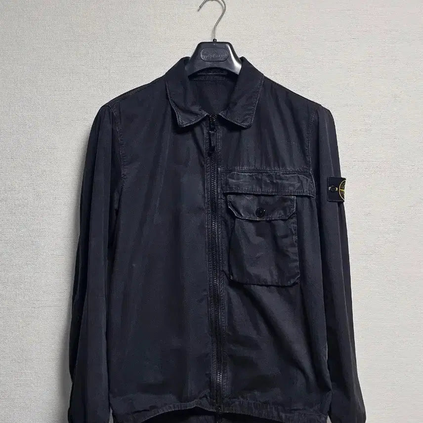 [SOLD OUT] 스톤아일랜드 오버셔츠 블랙 L