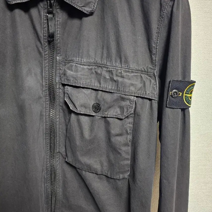 [SOLD OUT] 스톤아일랜드 오버셔츠 블랙 L