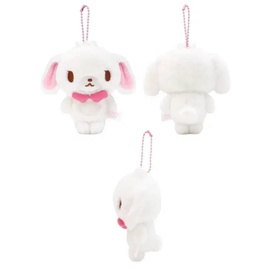 [SOLD OUT] 새상품)산리오 슈가바니즈 봉제인형 키링 시로우사 마스코트 키홀더 인형