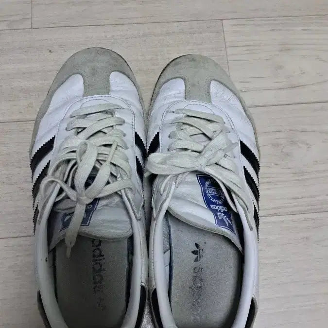 [BUNJANG] Adidas Samba White Black Sneakers / 아디다스 삼바 흰검 운동화