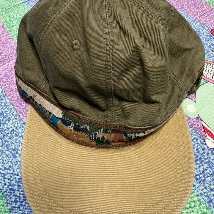 [BUNJANG] Kapital Murachino Brimfield Cap - Navajo Boat - Khaki Beige / 캐피탈 무라치노 브림필드 캡 나바호 보트 카키 베이지