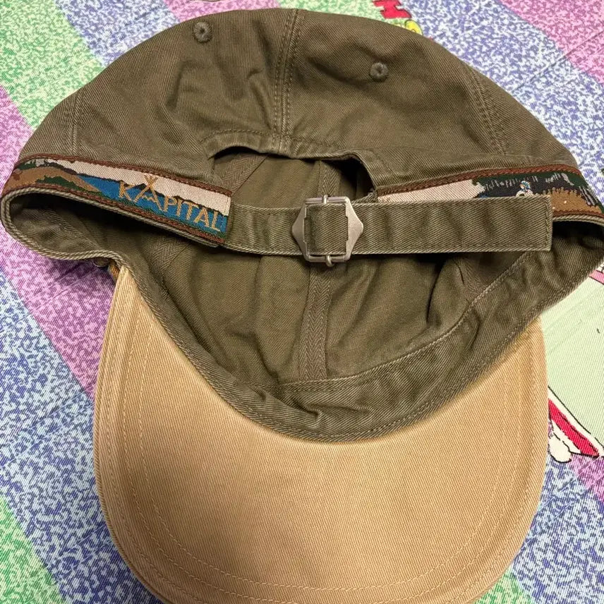 [BUNJANG] Kapital Murachino Brimfield Cap - Navajo Boat - Khaki Beige / 캐피탈 무라치노 브림필드 캡 나바호 보트 카키 베이지