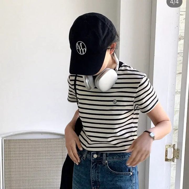 [SOLD OUT] 메이드모먼 스트라이프 반팔 티셔츠