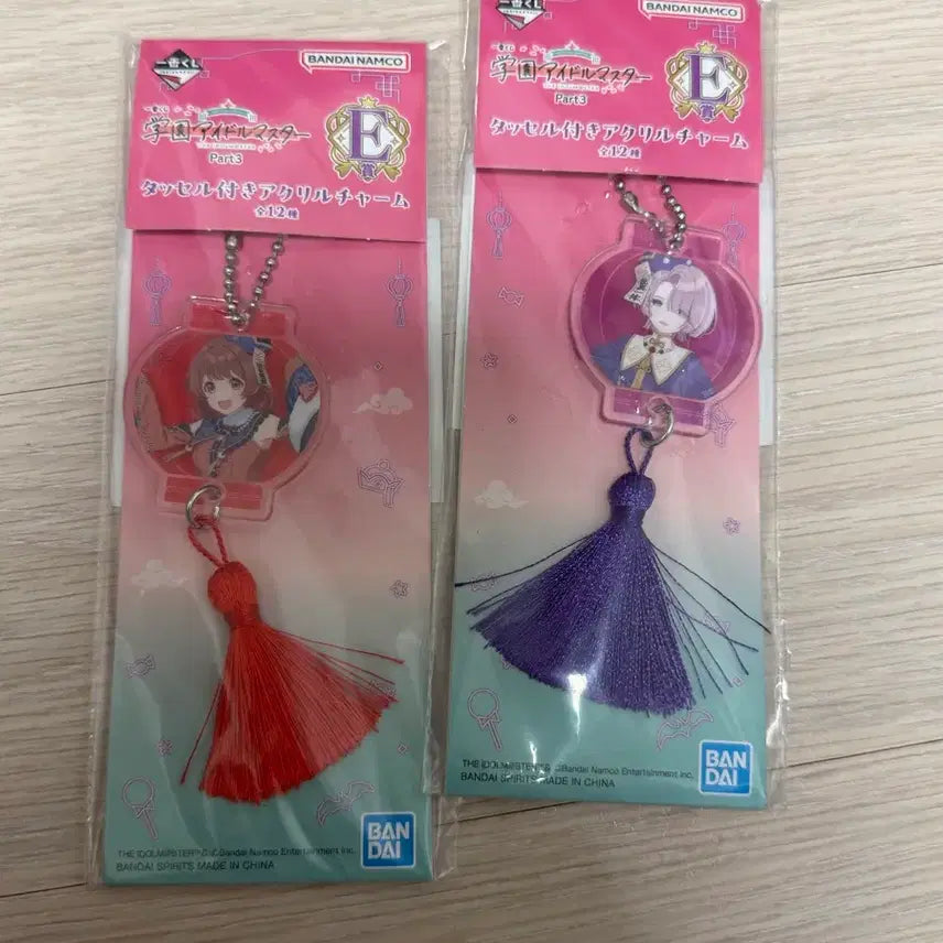 [BUNJANG] Idolmaster Acrylic Charm Part 3 (2 Types) Figure / 아이돌마스터 아크릴 참 Part3 2종 제일복권