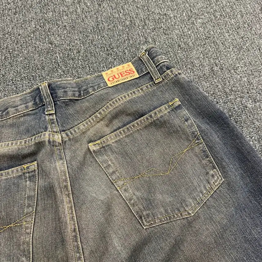 [BUNJANG] Guess Wide Denim Pants / 게스 와이드데님(무료배송)