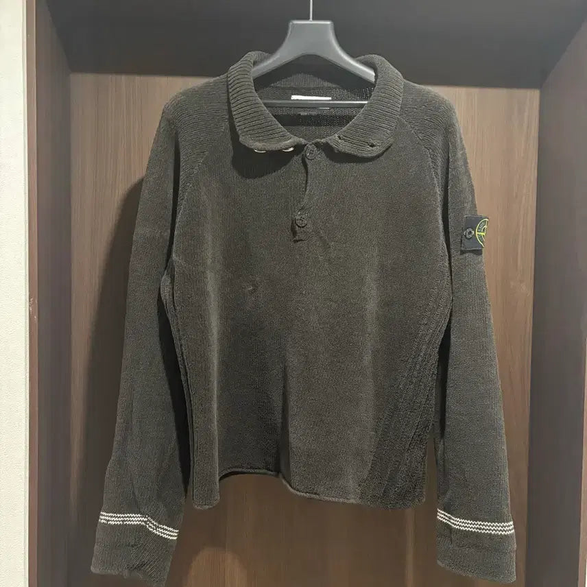 [BUNJANG] Stone Island Cotton Knit Sweater / [M, 100~103] 스톤아일랜드 코튼 니트 Made in Italy
