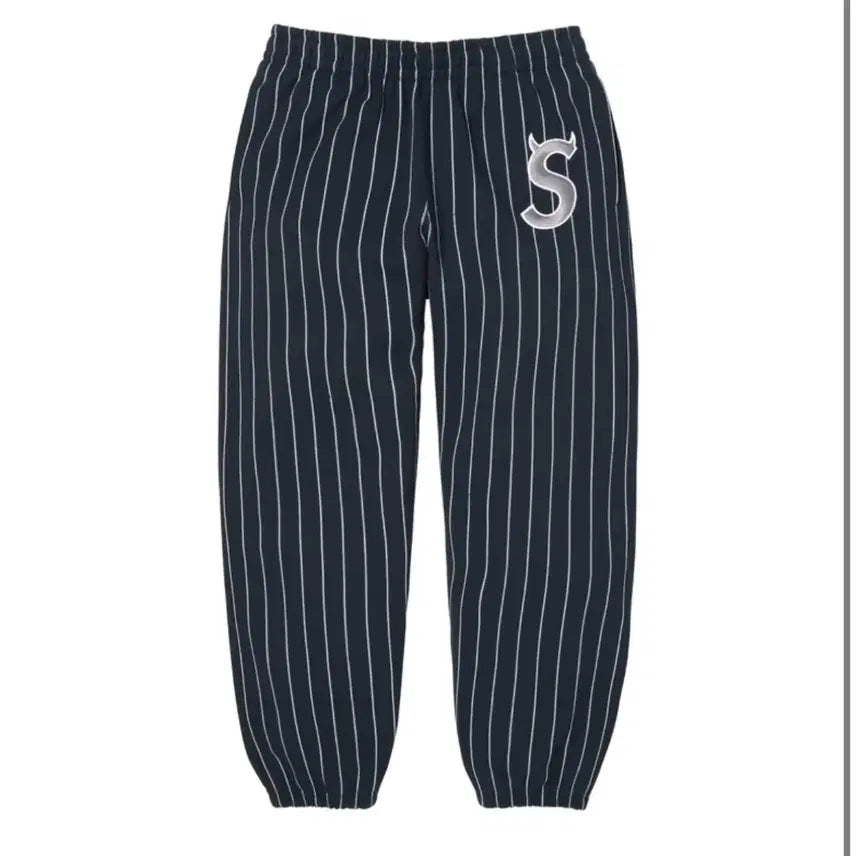 [BUNJANG] Supreme Devil S Logo Sweat Pants Stripe M / 슈프림 데빌 S로고 스웨트 팬츠 스트라이프 M