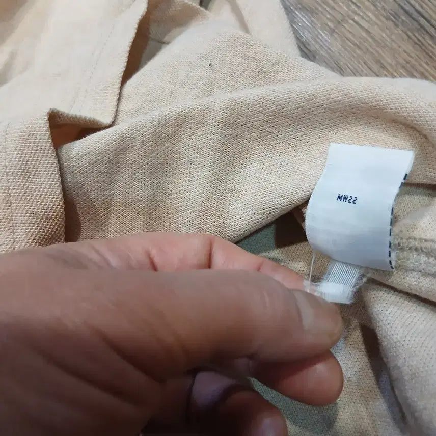 [BUNJANG] Polo Ralph Lauren Long Sleeve Polo Shirt Beige / 폴로 랄프로렌 긴팔 폴로셔츠 베이지