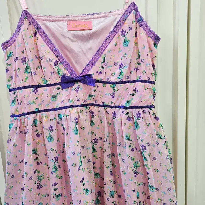 [BUNJANG] Delilah Flower Print Slip Dress / 플라워 슬립 원피스