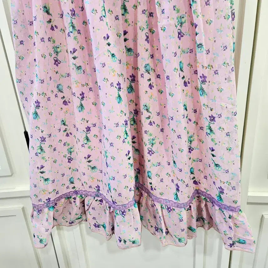 [BUNJANG] Delilah Flower Print Slip Dress / 플라워 슬립 원피스