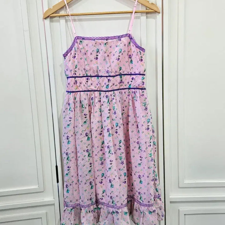 [BUNJANG] Delilah Flower Print Slip Dress / 플라워 슬립 원피스