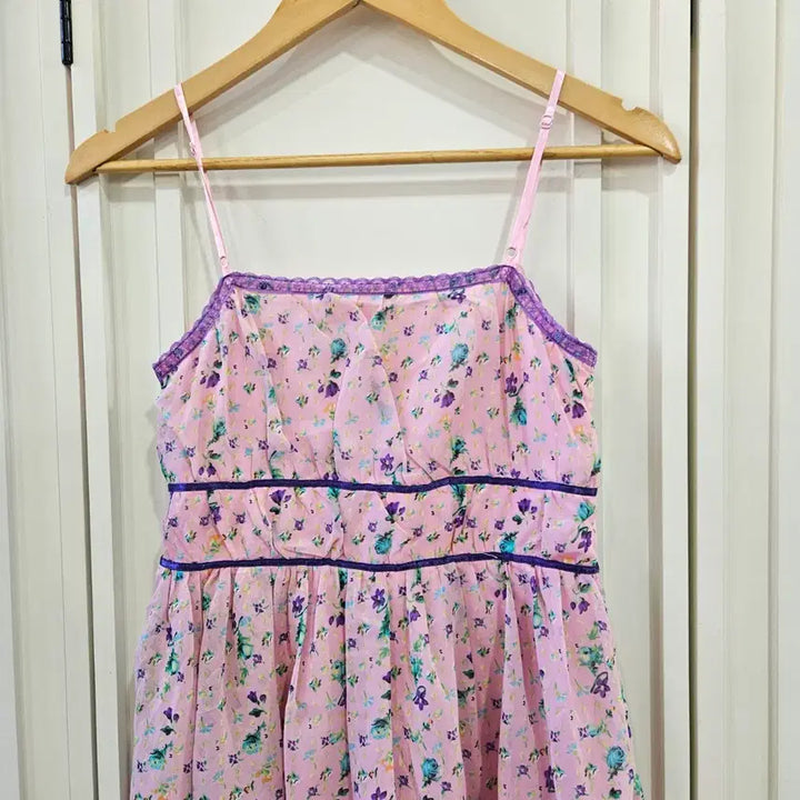 [BUNJANG] Delilah Flower Print Slip Dress / 플라워 슬립 원피스