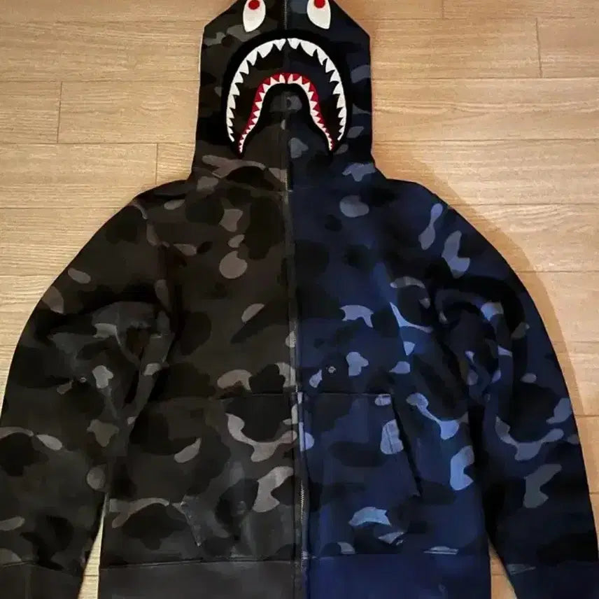 [BUNJANG] BAPE Hooded Sweatshirt / 베이프 컬러 아수라 후드직업(정품)급처