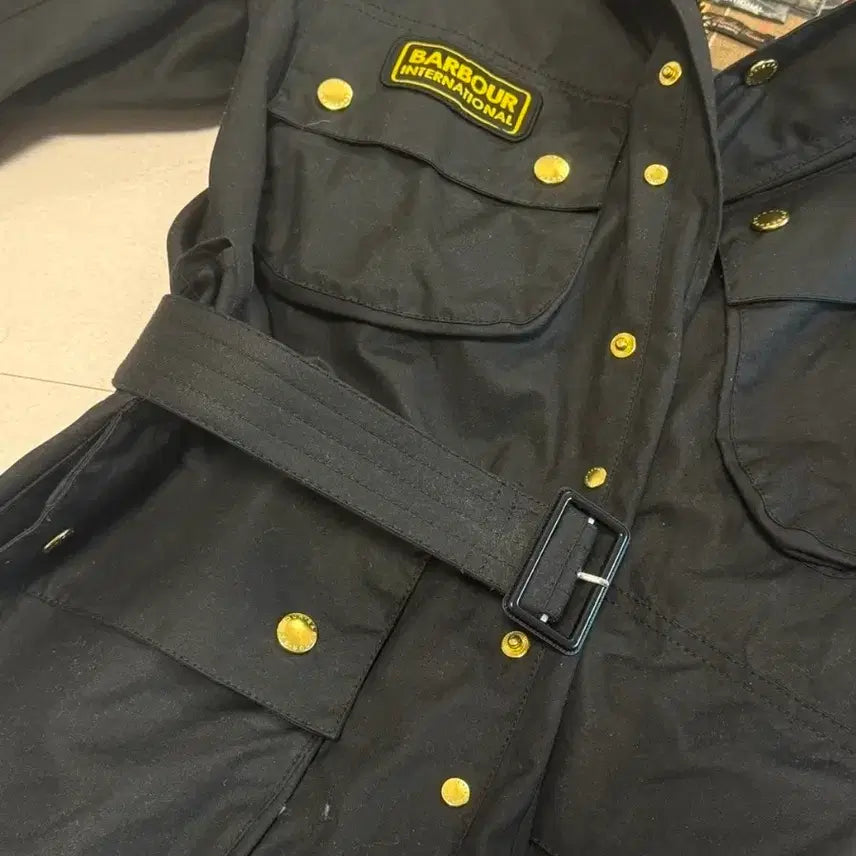 [BUNJANG] Barbour International A7 Belted Jacket / 바버 인터내셔널 A7 벨티드 자켓 40 (100~105)