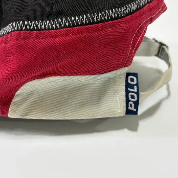 [BUNJANG] Polo Sport 90s Color Block Baseball Cap / 90s POLO SPORT 폴로 스포츠 컬러 캡
