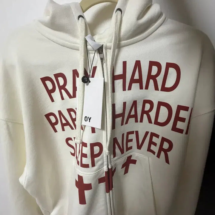[BUNJANG] OY Hooded Zip-up White M New / 오와이(OY) 후드집업 화이트 M 새상품