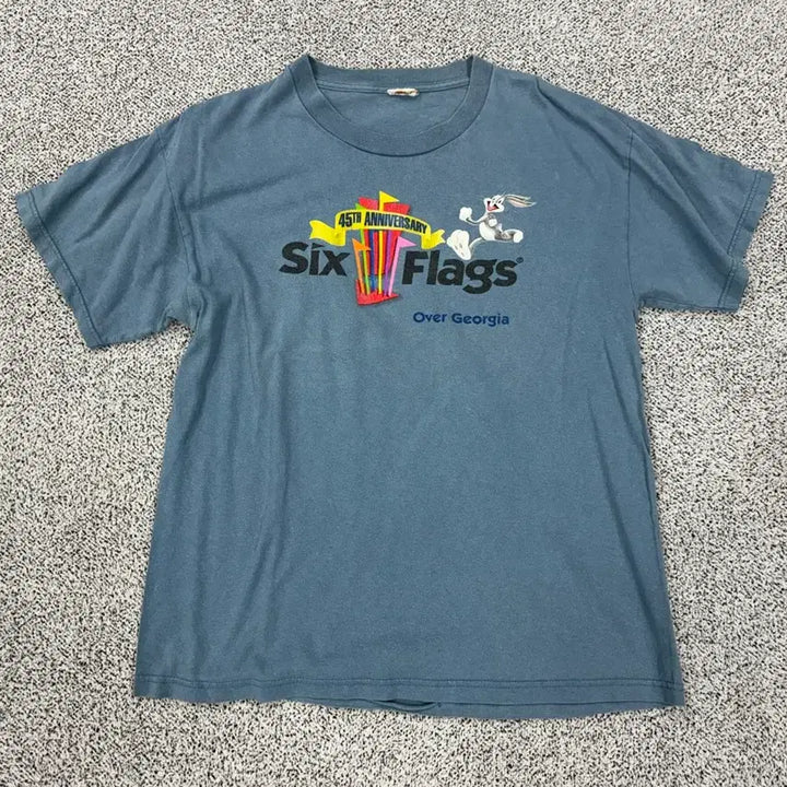 [BUNJANG] Six Flags Looney Tunes Vintage T-shirt / Six flags 루니튠즈 빈티지 반팔티