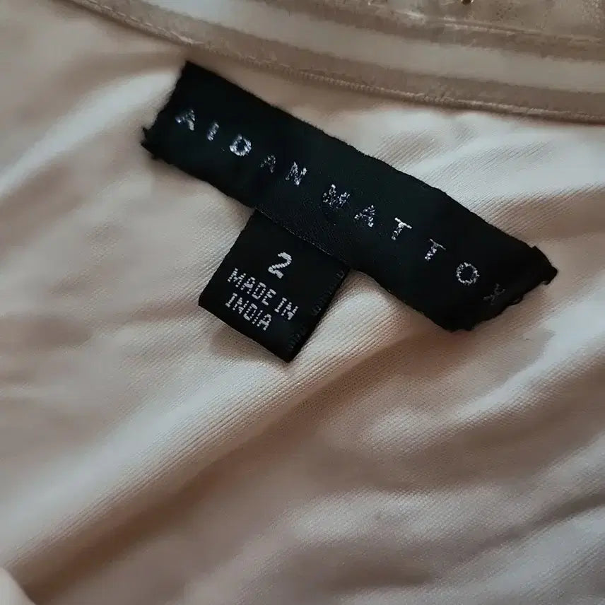 [BUNJANG] Aidan Mattox One-Shoulder Beaded Dress / Aidan Mattox 원숄더 비즈 드레스(웨딩, 돌잔치, 파티, 피로연