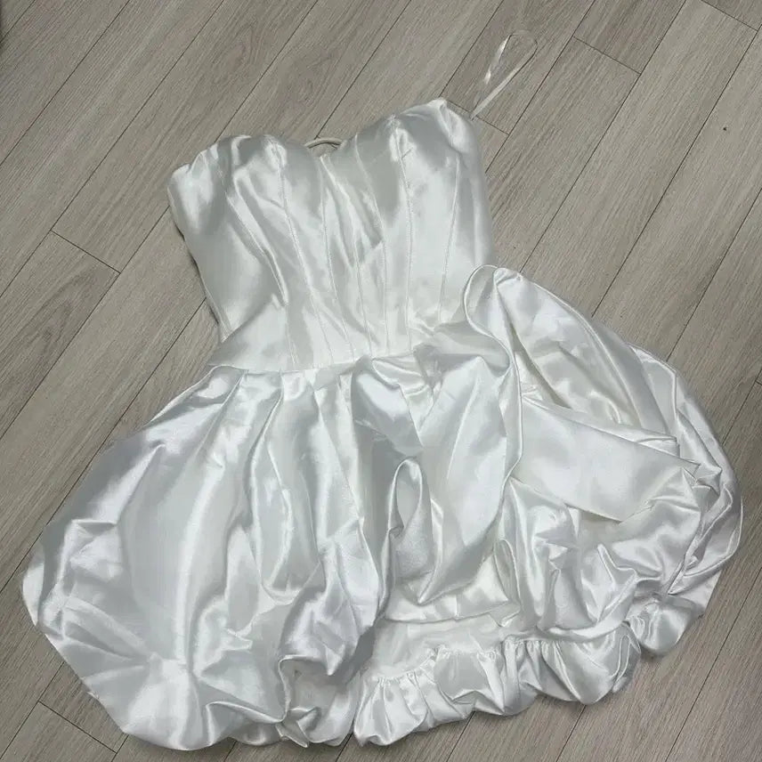 [BUNJANG] SHEIN Mini Wedding Dress XS / 쉬인 미니 웨딩 드레스 XS 사이즈