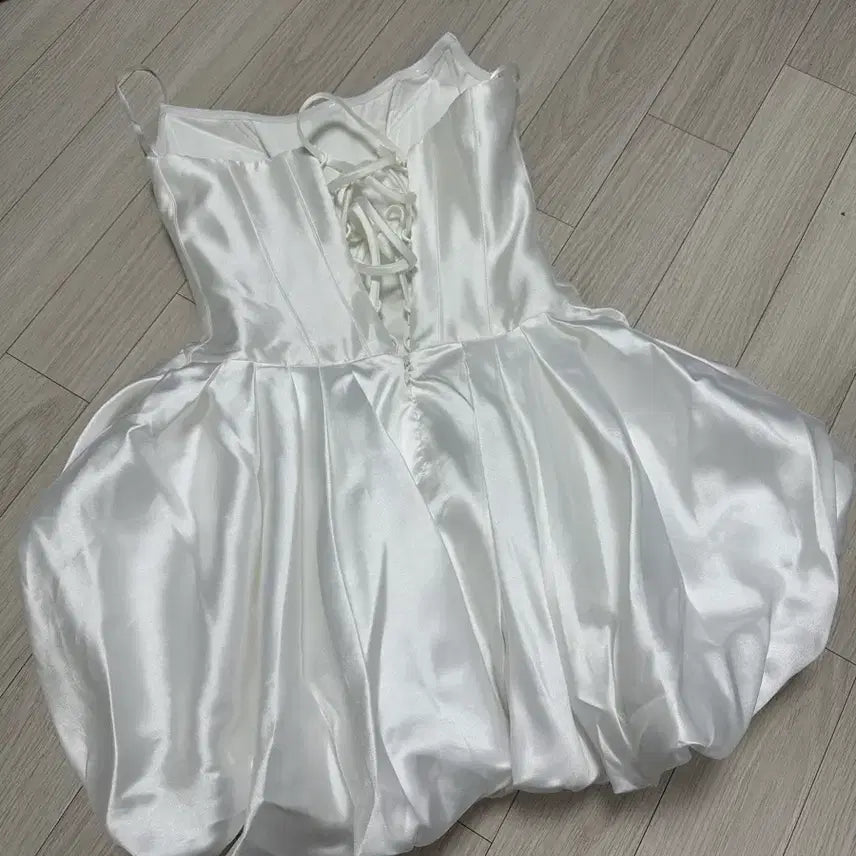 [BUNJANG] SHEIN Mini Wedding Dress XS / 쉬인 미니 웨딩 드레스 XS 사이즈