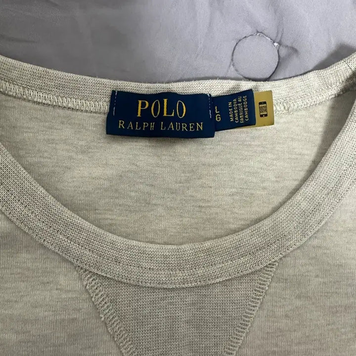 [BUNJANG] Polo Ralph Lauren Beige Sweatshirt / 폴로 랄프로렌 맨투맨 베이지