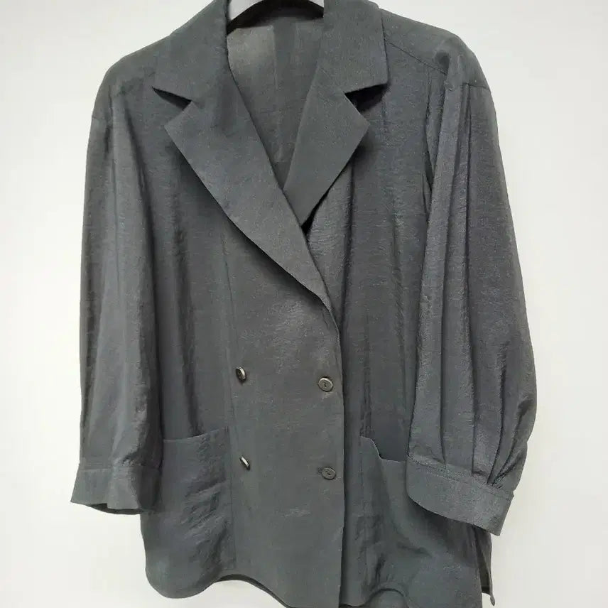 [BUNJANG] System Rayon Silk Blouse Jacket / 새 시스템 춘하추 레이온 실킷 블라우스 겸 자켓 82 44-66