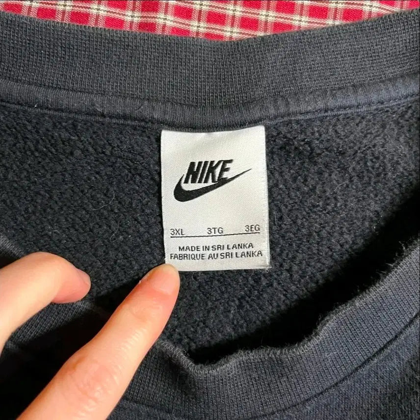 [BUNJANG] Nike Swoosh Sweatshirt Black (3XL) / (3XL) 나이키 스우시 맨투맨 블랙