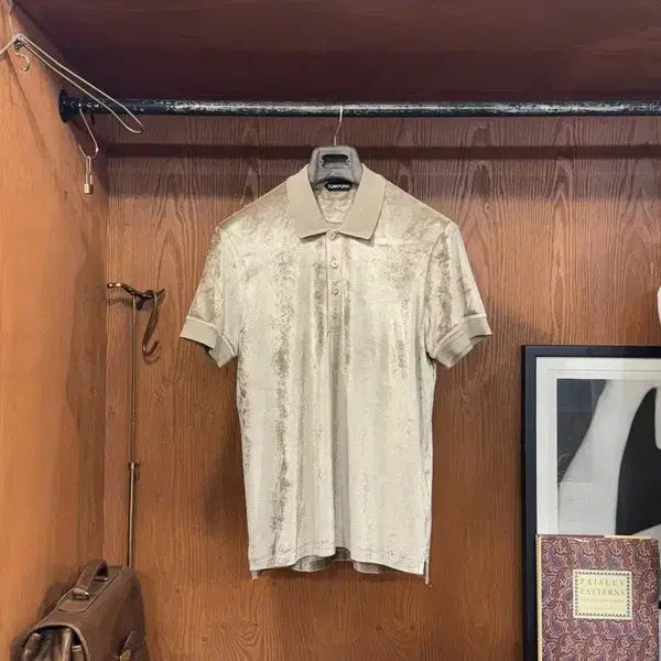 [BUNJANG] Tom Ford Velour Pique T-Shirt / 톰포드 벨루어 피퀘티셔츠 100