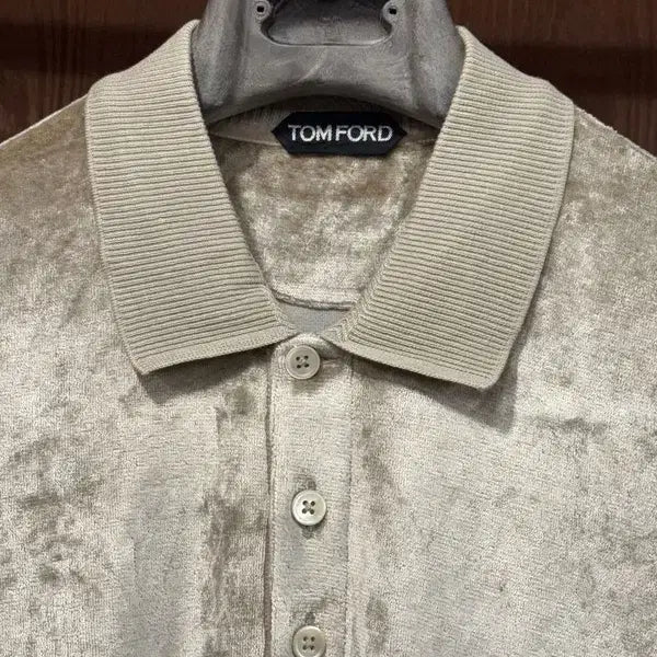 [BUNJANG] Tom Ford Velour Pique T-Shirt / 톰포드 벨루어 피퀘티셔츠 100