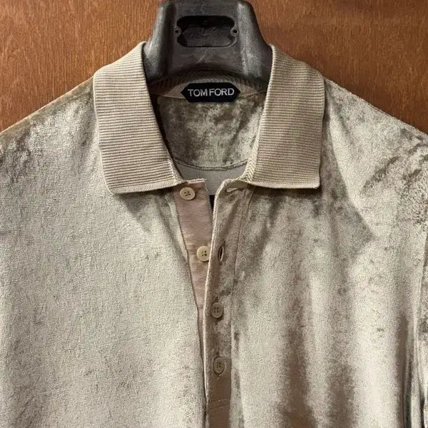 [BUNJANG] Tom Ford Velour Pique T-Shirt / 톰포드 벨루어 피퀘티셔츠 100