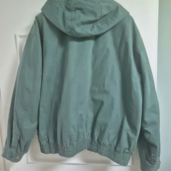 [BUNJANG] Supreme Leather Collar Utility Jacket - Green / [XL] 23FW 슈프림 레더 칼라 유틸리티 자켓 그린