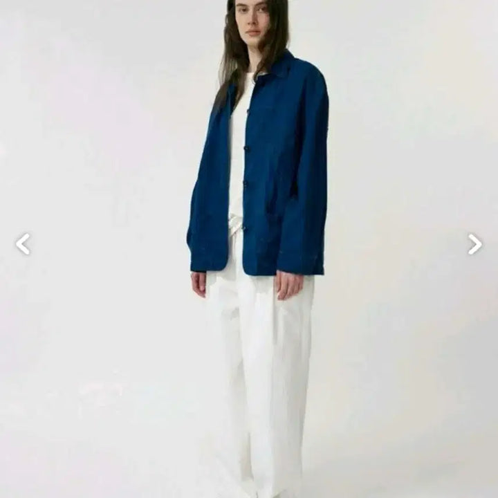 [BUNJANG] Nothing Written 2025 Plain Navy Linen Jacket / 낫띵리튼 2025 플레인 네이비 린넨 자켓