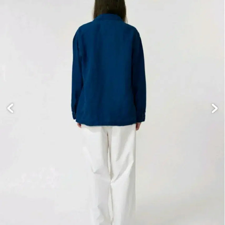 [BUNJANG] Nothing Written 2025 Plain Navy Linen Jacket / 낫띵리튼 2025 플레인 네이비 린넨 자켓