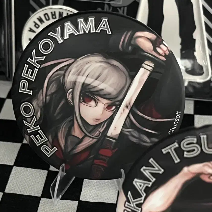 [BUNJANG] Danganronpa Peko Pekoyama Exhibition Big Badge / 단간론파 페코야마 페코 전시회 빅 캔뱃지