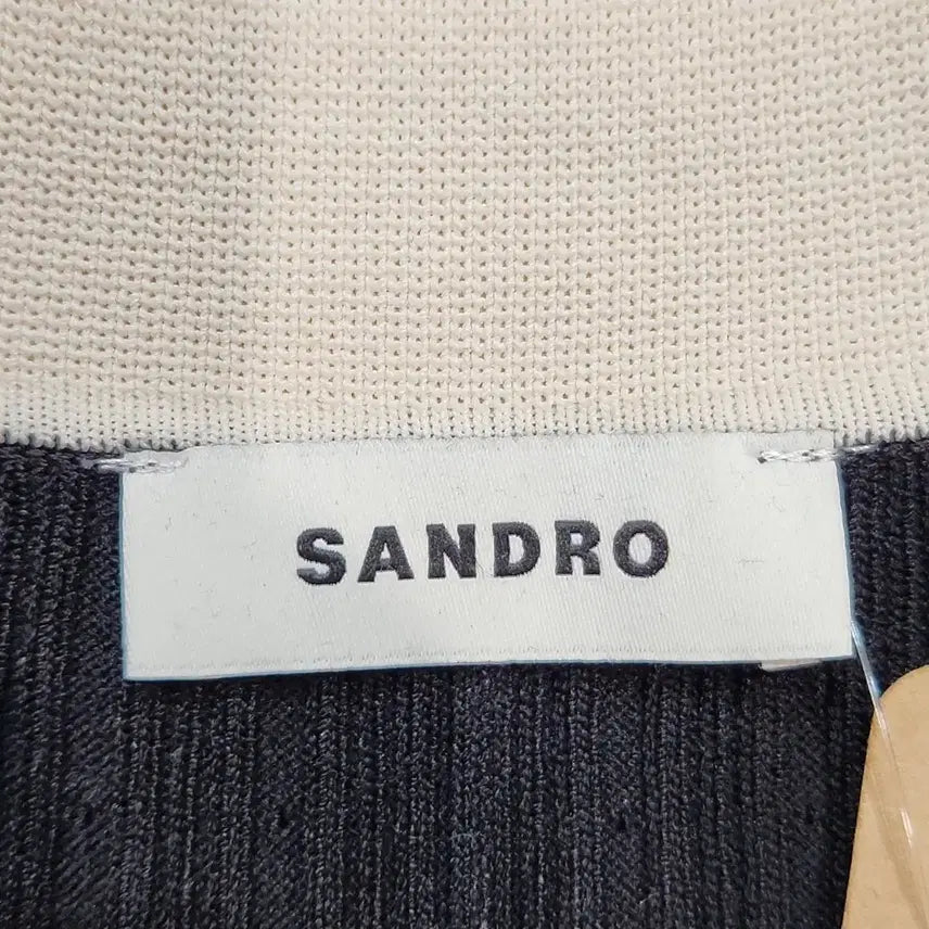 [BUNJANG] Sandro Lace Collar Black Long Dress / 산드로 레이스 카라 블랙 롱 원피스 새상품급