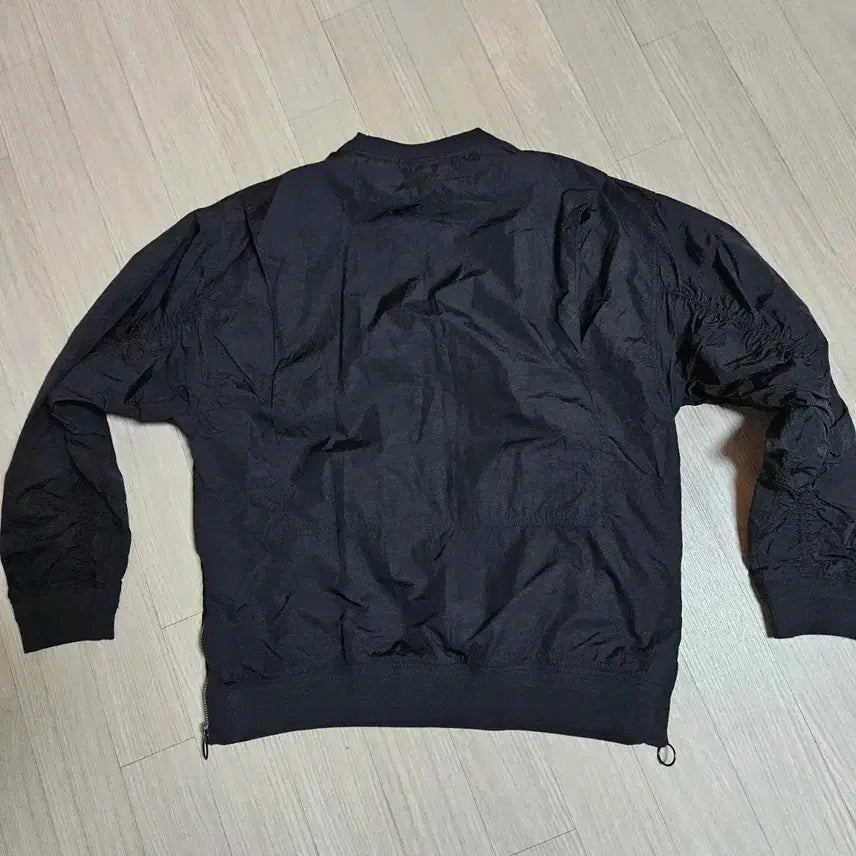 [BUNJANG] Garnet Homme Black Windbreaker Pullover Anorak / 가넷옴므 블랙 윈드브레이커 풀오버 나일론맨투맨 아노락