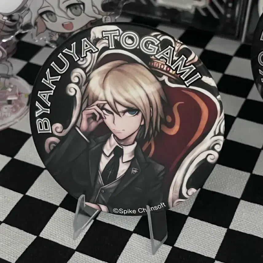 [BUNJANG] Danganronpa Togami Byakuya Exhibition Big Can Badge / 단간론파 토가미 바쿠야 전시회 빅 캔뱃지