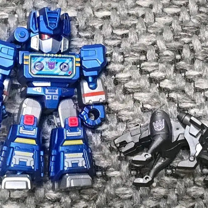 [BUNJANG] Blocky Defender Transformers Soundwave Metallic Color + Ravage / 블로키 디펜더 트랜스포머 사운드웨이브 메탈릭 컬러 + 레비지