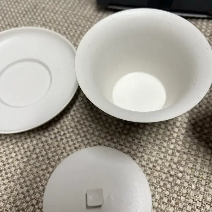 [BUNJANG] Minto Square Handle Teacup Set / 민토 사각꼭지개완 / 곡선잔 다기 찻잔