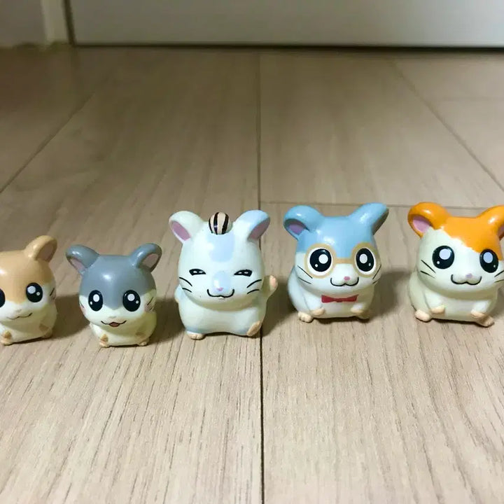 [BUNJANG] Hamutaro Carrier House Set with 9 Figures / (미사용 새상품) 햄토리 캐리어 하우스+피규어 9개