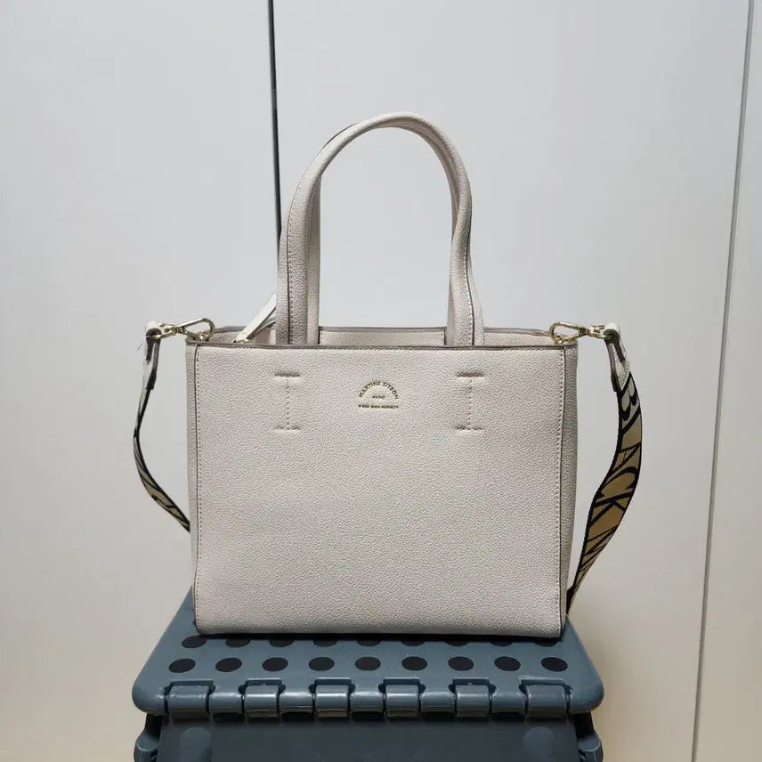 [BUNJANG] Black Martine Sitbon Ivory Tote Bag / 블랙마틴싯봉 핸드백 가방