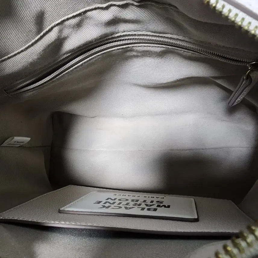 [BUNJANG] Black Martine Sitbon Ivory Tote Bag / 블랙마틴싯봉 핸드백 가방
