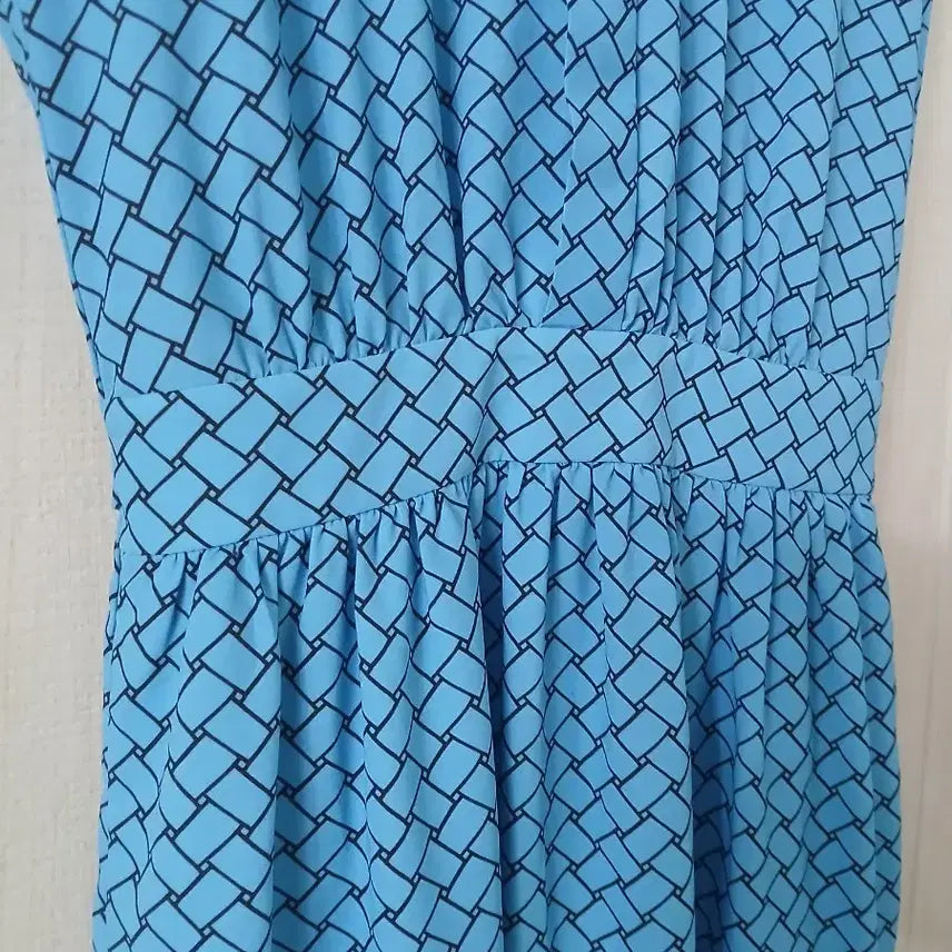 [SOLD OUT] 발렌시아 패턴 원피스 블루