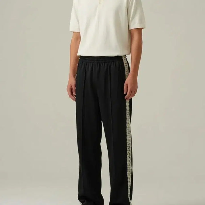 [BUNJANG] Seven Cellar Signature Lace Track Pants / 새상품 ) M 세븐셀라 시그니처 레이스 트랙팬츠